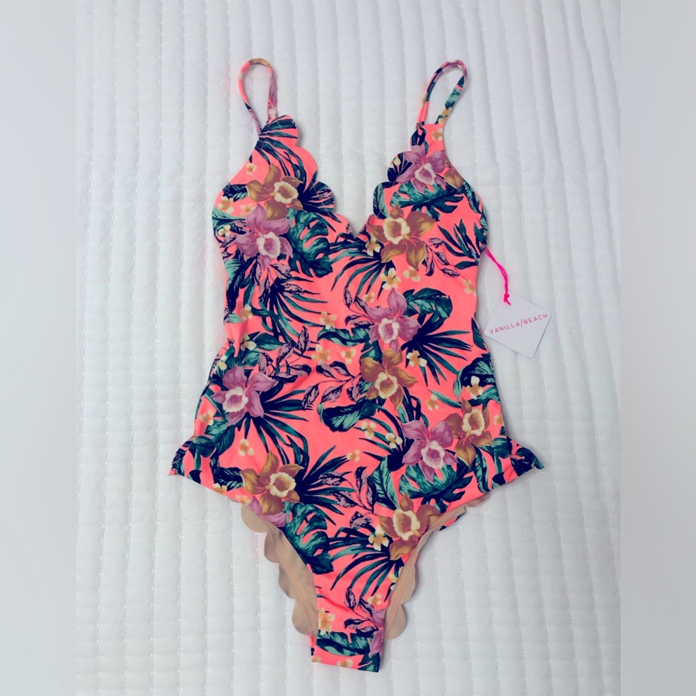 Colorful One-piece swimsuit - Size XS
